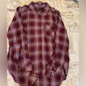 NWT Torrid Plaid Button Down
